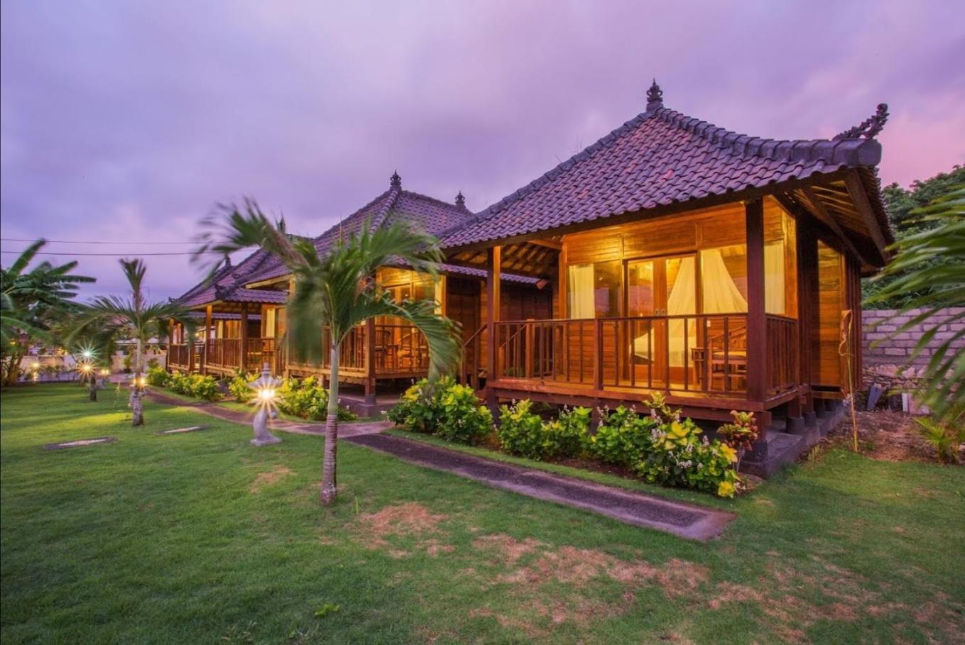 Lembongan Mantra Huts Hotel Exterior foto