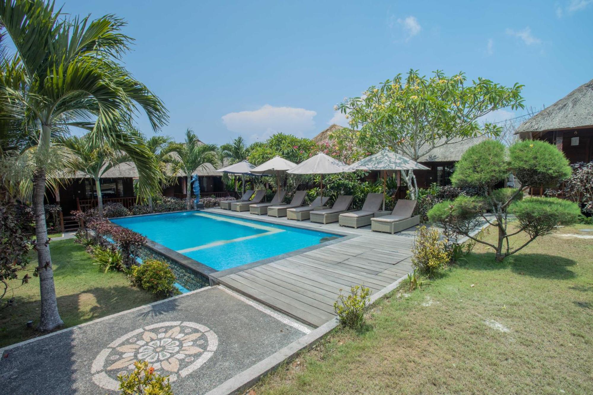 Lembongan Mantra Huts Hotel Exterior foto