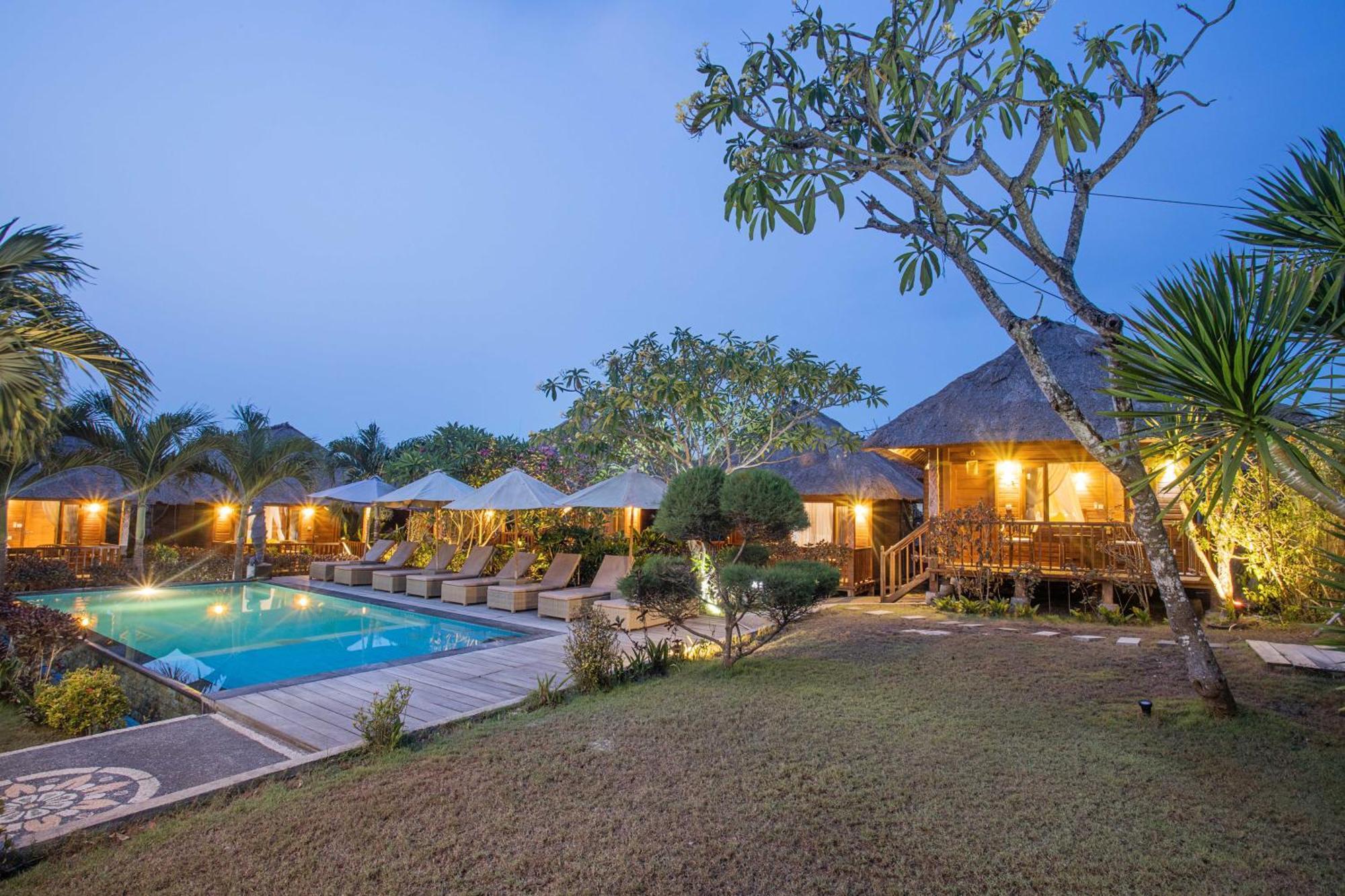 Lembongan Mantra Huts Hotel Exterior foto
