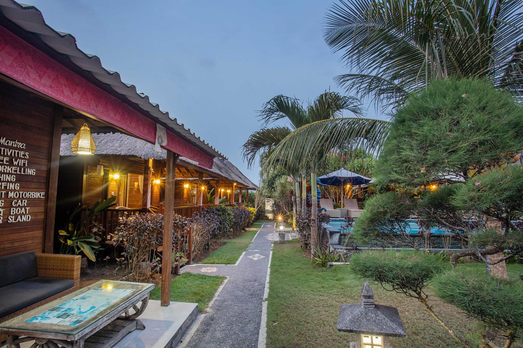 Lembongan Mantra Huts Hotel Exterior foto