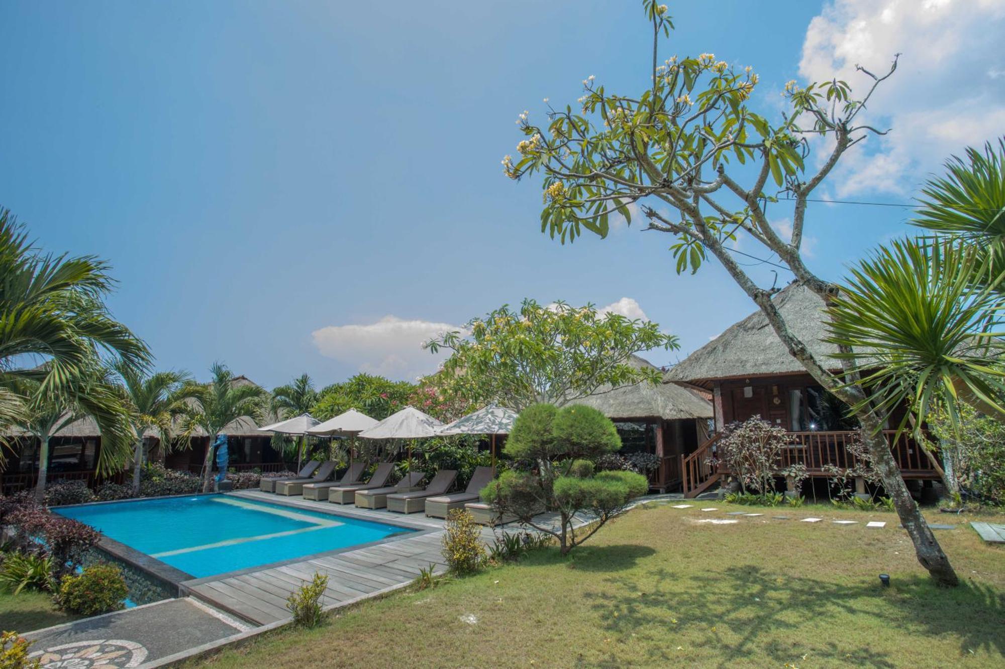 Lembongan Mantra Huts Hotel Exterior foto