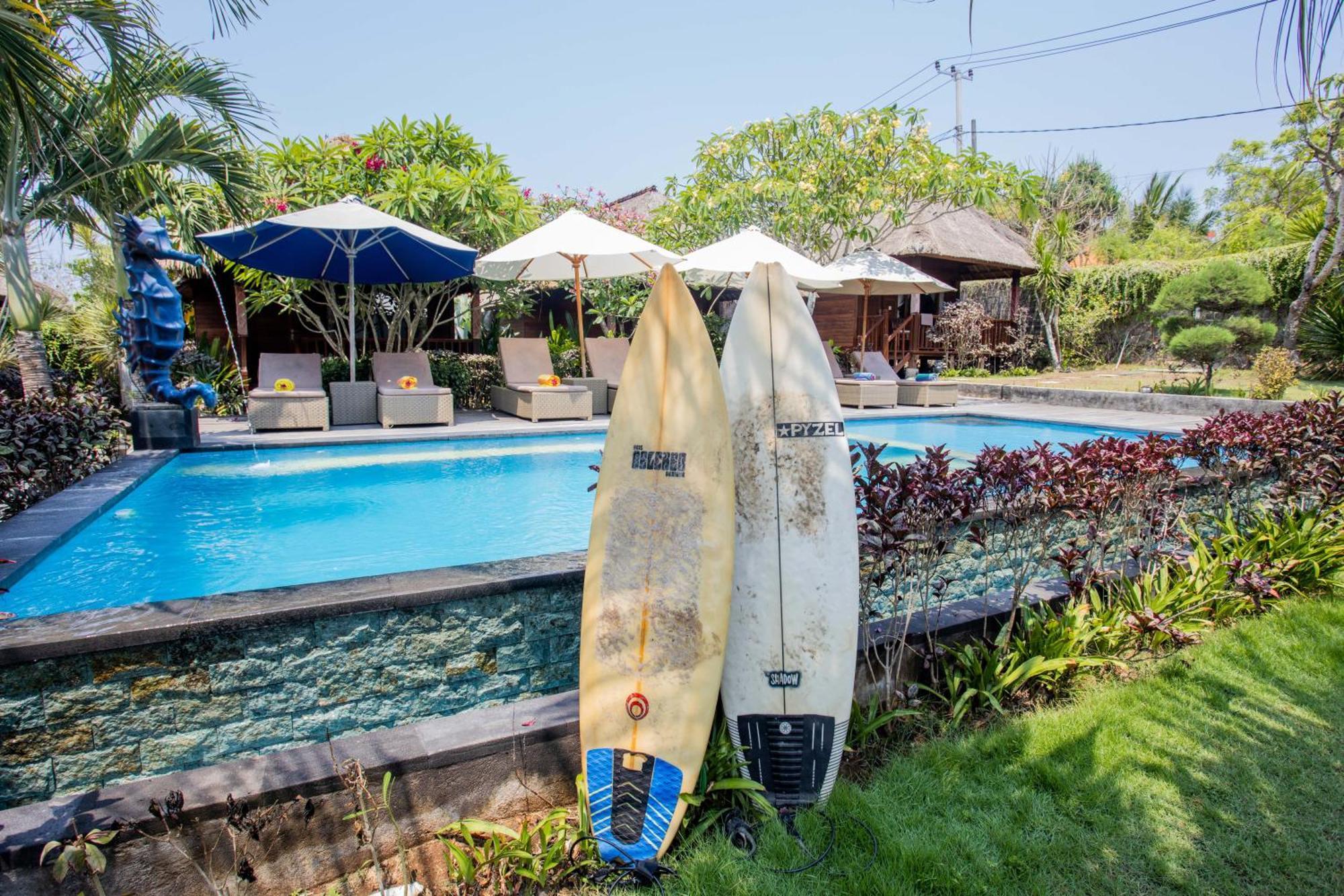 Lembongan Mantra Huts Hotel Exterior foto